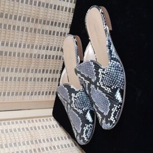 Banana Republic Snake Skin Mules